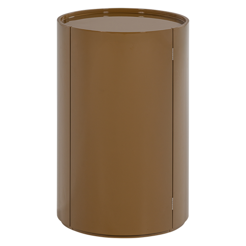 WOOOD ronde kast 72xØ45 cm Sera - Hout - Hoogglans Honinggeel - 72x45x45