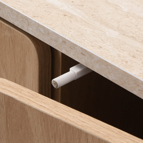 Calicosy - Dressoir HELIOS - licht hout 160x40x80 cm