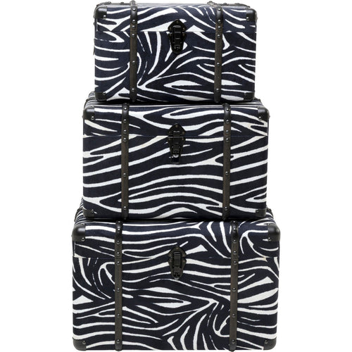 Kare Design Koffer Wild Animal zebra (3/Set)