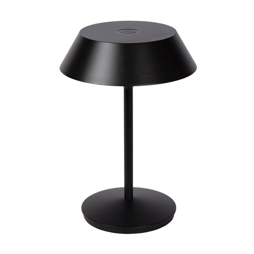Atmooz tafellamp Balto - zwart - Ø 15 x H 21,5 cm - geïntegreerde led