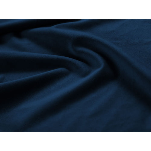 Cosmopolitan Design - Opbergbed met dubbel hoofdbord Livigno 200x140cm flueel koningsblauw - 230x200x125cm