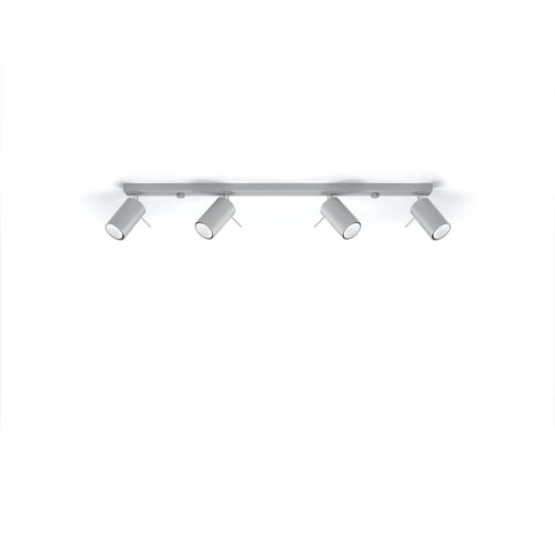Sollux Lighting Plafondlamp RING 4L grijs - 80x6x16cm