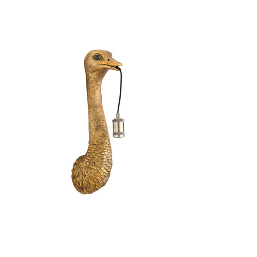 Light & Living wandlamp Ostrich - brons - 18x15.5x57.5cm - vtwonen shop
