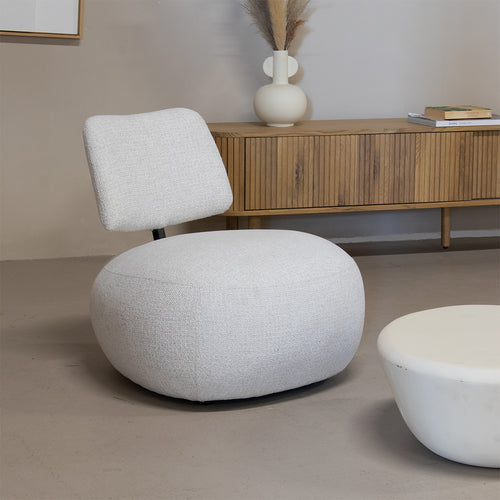 DÉJA Living Fauteuil Loulou - Stof - Off-White - vtwonen shop