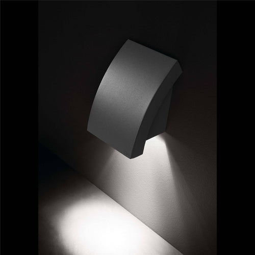 Faro Proa - 1 Licht Wandlamp Buiten Donkergrijs IP44, GU10
