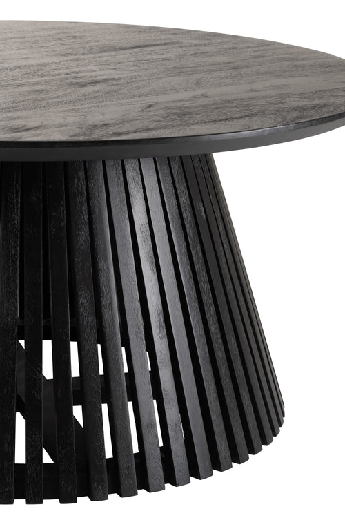 J-Line tafel Vincent - hout - zwart - medium
