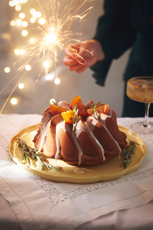 Emile Henry Madeleine Serveerschaal rond - Ø300mm - Vanille