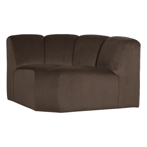 WOOOD hoekelement Mojo - Velvet - Bruin - 74x110x110