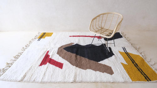 AFK Living vloerkleed Berber - handgemaakt - Wol - 140 x 200 cm