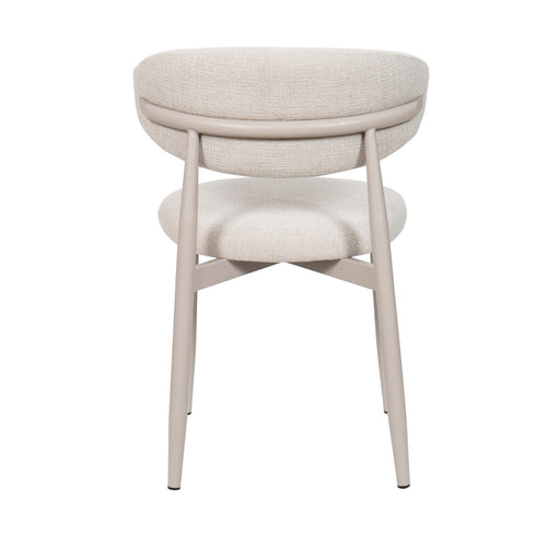 Giga Meubel Eetkamerstoel Alexia - Beige/Beige - Set van 2 - vtwonen shop