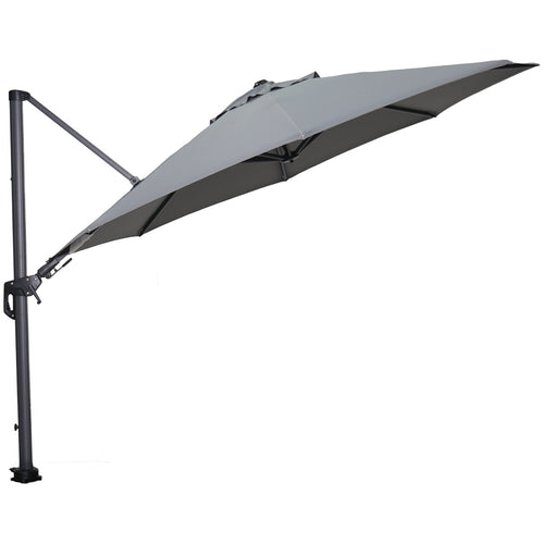 Garden Impressions zweefparasol Hawaii licht grijs doek - Ø350 cm