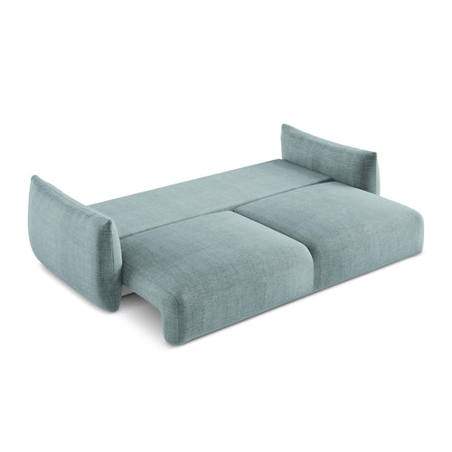 LaMiaSofa 3-zits slaapbank Savona - textuurstof - jeans - 230x105x90