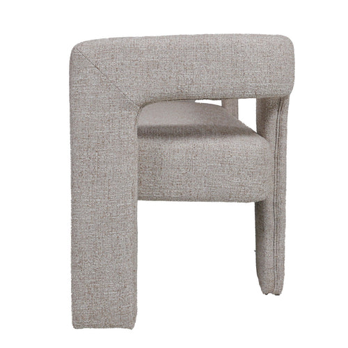 DÉJA Living Eetkamerbank Seto - Beige Stof - 200x54x68cm