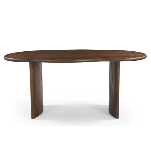 DÉJA Living Eettafel Tornio - Organisch Donkerbruin Hout - 180x110x76cm