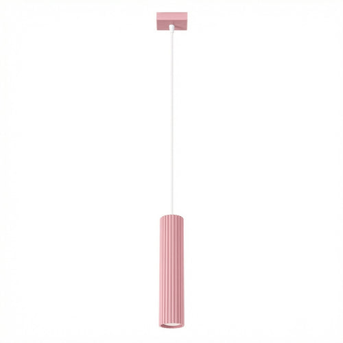 Sollux Lighting Hanglamp KARBON 1 roze - 8x8x118cm