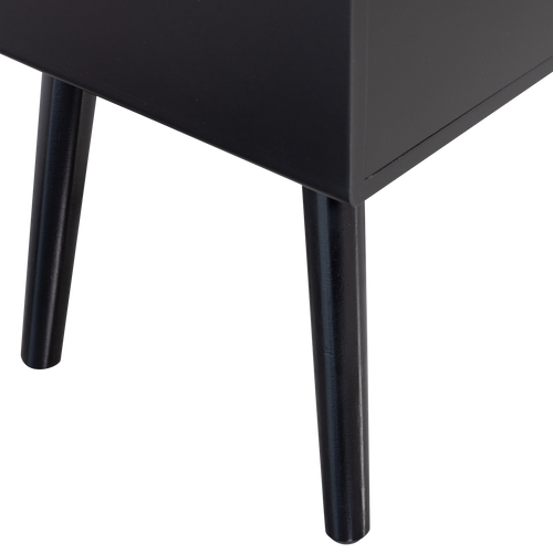 WOOOD nachtkastje Ozzy - Hout - Zwart - 53x36x30 - vtwonen shop