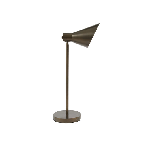 Light & Living tafellamp Zyenna - bruin - 33x18x60cm