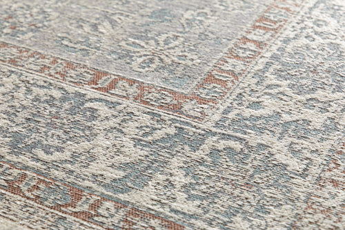 AFK Living vloerkleed Valois - gerecyclede vezels - blauw - 120x170 cm