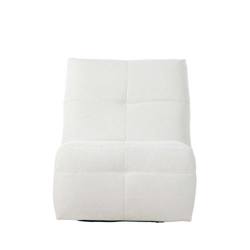 StarFurn Fauteuil Lazy - Naturel Stof - Draaibaar & Relaxfunctie