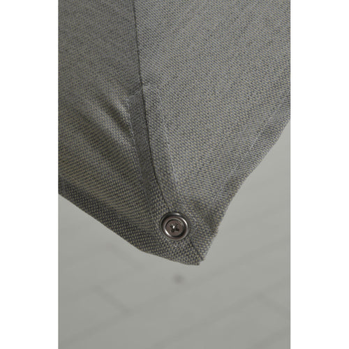 Hawaii Deluxe parasol - 300x300 cm - carbon black - royal zand