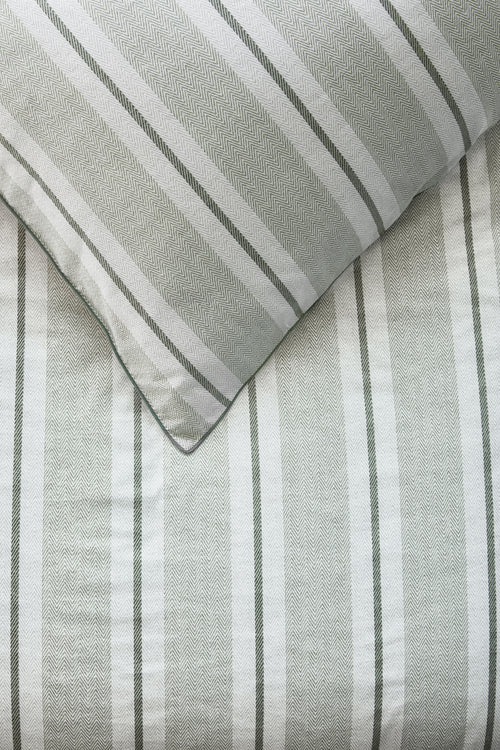 Rivièra Maison Dekbedovertrek Silvan - 140 x 200/220 cm - Groen