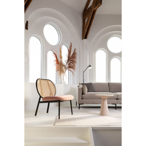 Zuiver Spike Loungestoel Naturel/Roze - vtwonen shop