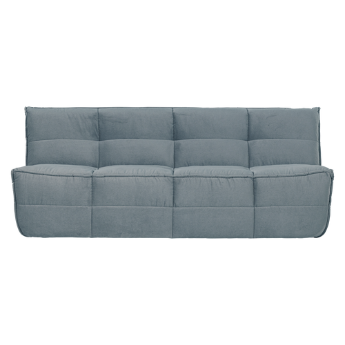 vtwonen 3-zits element Cluster - Velvet - Turquoise Blauw - 81x204x91