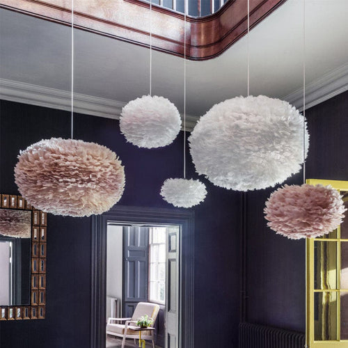 Umage Eos Large hanglamp white - met koordset wit - Ø 65 cm - vtwonen shop