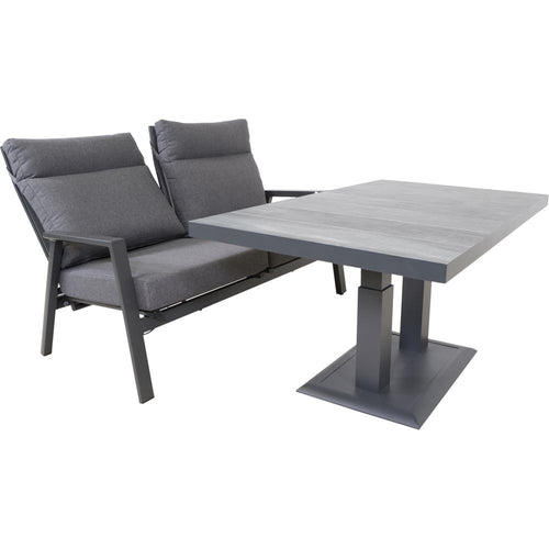 Lesli Living loveseat Ohio - grijs - 152x81x98cm