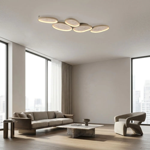 Just Light plafondlamp Moonbraker - 5 lichts - 119.4  x 6.1   cm - beige