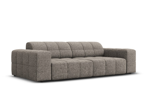 Cosmopolitan Design Bank Chicago 3-zits, chenille grijs - 102x212x78cm