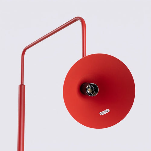 Sollux Lighting Vloerlamp NOX rood - 30x30x165cm
