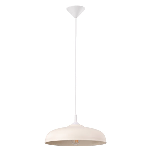 Sollux Lighting Hanglamp GINA beige - 38x38x74cm