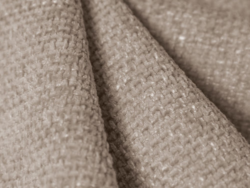 Cosmopolitan Design Panoramische bank Arendal 6-zits, chenille, beige - 166x364x70cm