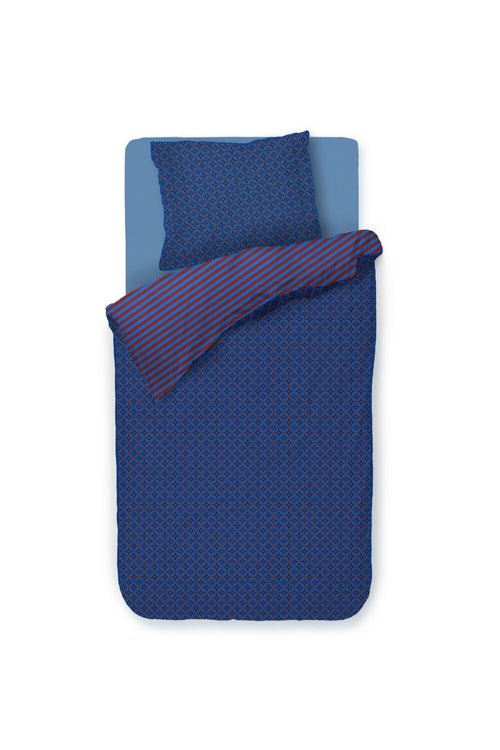 Pip Studio Dekbedovertrek Alvida - 140 x 200/220 cm - Donkerblauw