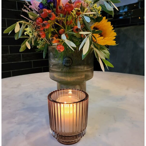 FurniLux Riba 6 vaas - Grey - 18x11x25 cm - vtwonen shop