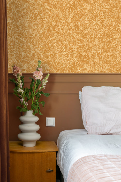 ESTAhome behang ornamenten terracotta - 50 x 900 cm - 131616 - vtwonen shop