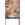Kast dressoir met 2 deuren van MDF met bloemenpatroon