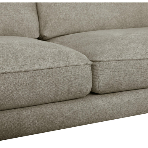 Furnhouse 3-zitsbank Bari - Taupe - Stof - 92x224x84