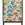 Kast dressoir met 2 deuren van MDF met bloemenpatroon