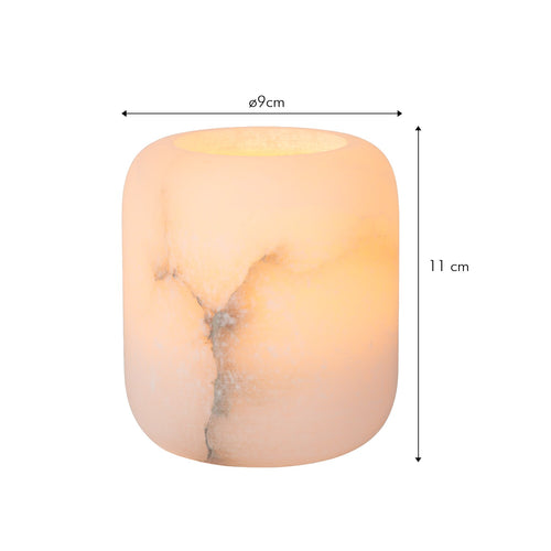 Atmooz kaarsenhouder Oxo S - naturel - Ø 10 x H 12 cm