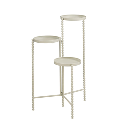 Mica Decorations Salvo Plantenrek - Plantenstandaard voor Kamerplanten - Plantentafeltje voor Binnen - Plantenonderzetter met Drie Plateaus - 40 x 40