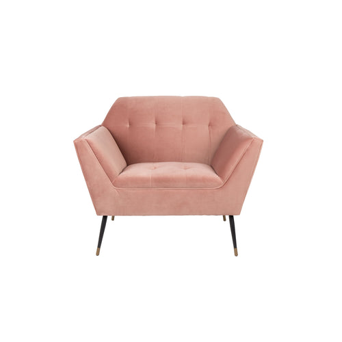 Dutchbone Kate Loungestoel Roze Clay - vtwonen shop