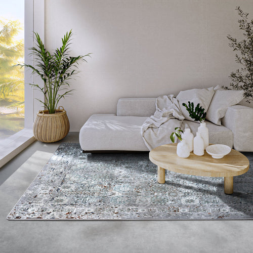Villeroy & Boch 1809 Shortpile Rug Helen Light Grey Multicolor 230x340 cm