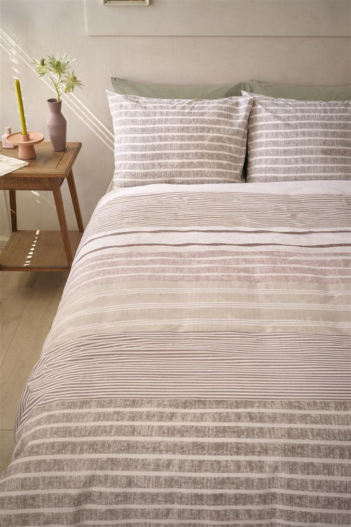 Ariadne at Home dekbedovertrek France - 200x200/220 cm - nude - vtwonen shop