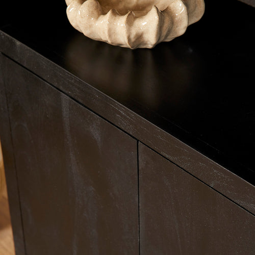 StarFurn Boekenkast Brussel - Zwart Hout - 90x45x200cm