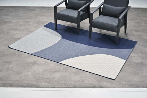 Organic karpet - 160x230 cm - blauw - vtwonen shop