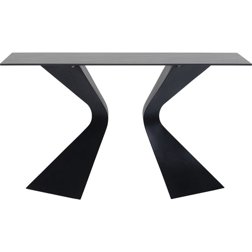 Kare Design Console Gloria 140x45cm keramiek zwart - vtwonen shop