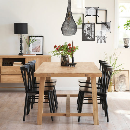 Rowico Home Brooklyn verlengbare houten eettafel naturel - 220 x 95 cm - vtwonen shop