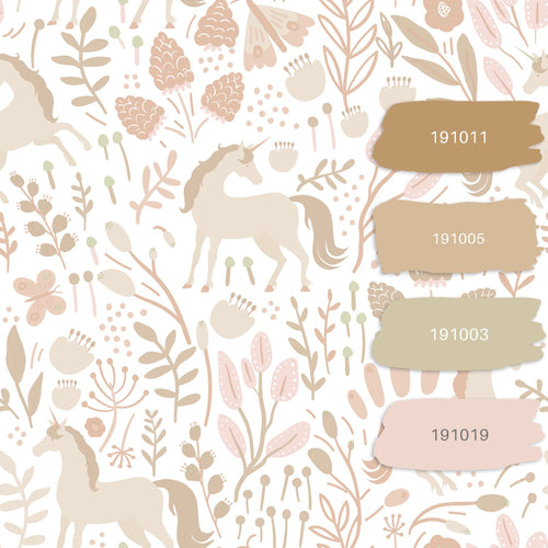 ESTAhome behang unicorns beige - 53 cm x 10.05 m - 139873